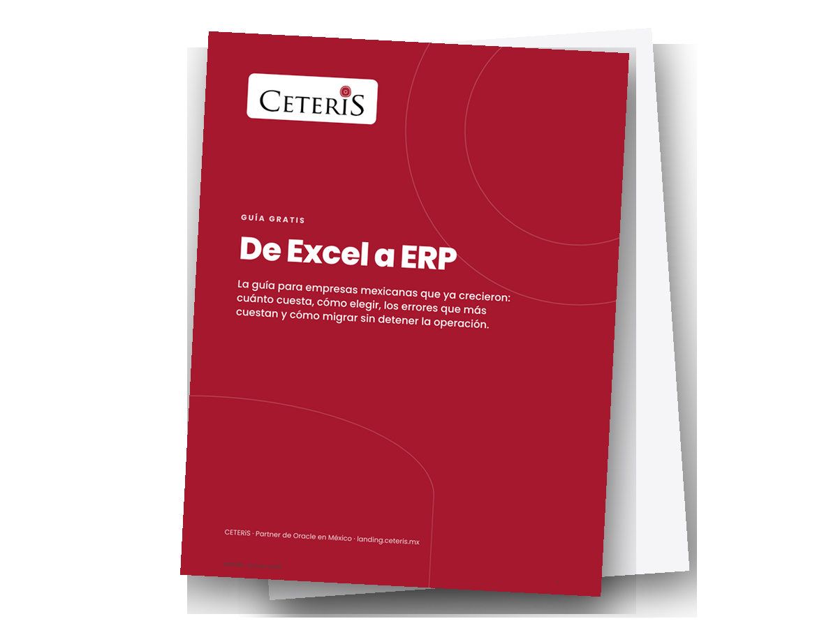 Portada de la guía De Excel a ERP de CETERiS